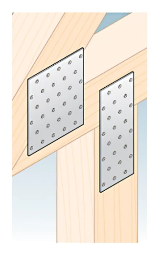 Placă perforată conector plat PP 2 40x100x2,0 000-359 (6)