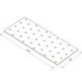 Placă perforată conector tâmplărie PP 9 80x200x2,0 000-366 (4)