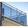 Suport pentru sticlă 50x40x26 mm cu pin, sticlă 6-10,76 mm, AISI 304, sistem 42,4, lucios 000-264 (4)