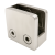 Suport pentru sticlă 45x45x26 mm cu pin suport sticlă 6–10,76 mm AISI 304 sistem plat satin 000-268 (1)