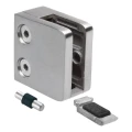 Suport pentru sticlă 45x45x26 mm cu pin suport sticlă 6–10,76 mm AISI 304 sistem plat satin 000-268 (4)