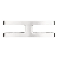 Suport pentru sticlă 180° 95x45x30 mm cu pin sticlă 6-12,76 mm, AISI 304, satin