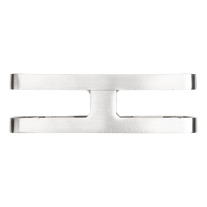 Suport pentru sticlă 180° 95x45x30 mm cu pin sticlă 6-12,76 mm, AISI 304, satin