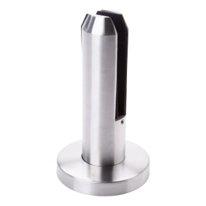 Suport vertical pentru sticlă 12-17,52 mm spigot fi 48 mm H=182 mm AISI 304 satin