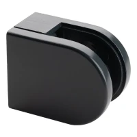 Suport pentru sticlă 6-10,76 mm 50x40x26 mm pin zamak sistem plat antracit