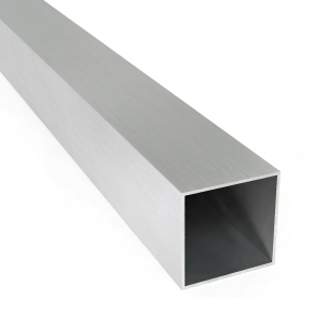 Profil aluminiu pătrat 40x40x2 mm lungime 6 m PA38 EN AW-6060 T66
