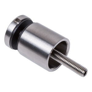Suport punctual pentru sticlă 8-17,52 mm fi 30/30 M8x80 AISI 304 sistem plat satin