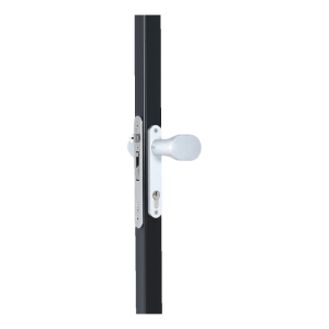 Locinox – mâner din aluminiu pentru poartă, argintiu, func?ie fixă/rotativă