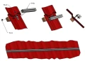 Profil de aluminiu 221cm 40x40 pentru șuruburi cu ciocan Anodizat PV-01-08-AN (2)