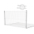 Panouri de gard 3D 1230x2500 mm sârmă 4 mm 51 sârme grafit RAL 7016 (50 buc.) 000-486 (1)