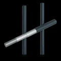 Panouri de gard 3D 1230x2500 mm sârmă 4 mm 51 sârme grafit RAL 7016 (50 buc.) 000-486 (4)