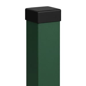 Stâlp de gard 80x80x2 mm, lungime 2,4 ml, verde RAL 6005