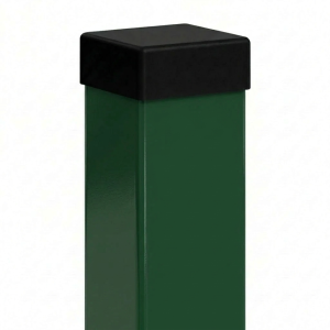 Stâlp de gard 100x100x3 mm, lungime 2,2 m, verde RAL 6005