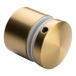 Suport punctual pentru sticlă 8-21,52 mm fi 50/30/M10x40 AISI 304 sistem plat auriu
