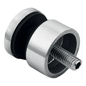 Fixare punctuală pentru sticlă 6-12mm fi 30/13/M8x40 AISI304 sistem plat lucios