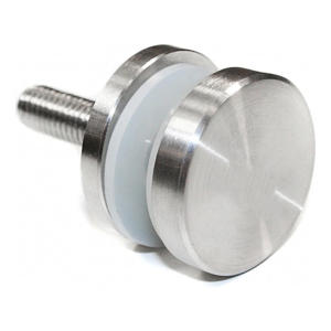 Clemă punctiformă sticlă 4-16,76mm fi 30/4/M8 AISI304 sistem plat satină