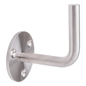 Suport pentru balustradă de sudat fi 70/14mm montat pe perete AISI304 satin