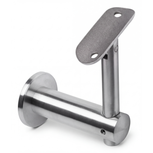 Fixare balustradă la perete fi 50mm articulată AISI304 sistem 42,4 satin
