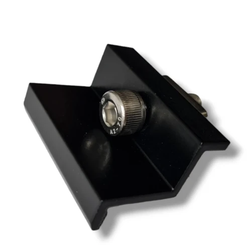 Clemă de capăt 30mm cu Șurub și Inserție - Negru Lăcuit PV-03-23