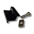 Clemă de capăt 30mm cu Șurub și Inserție - Negru Lăcuit PV-03-23 (1)