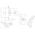 Clemă de capăt 35mm cu Șurub și Inserție PV-03-24 (2)