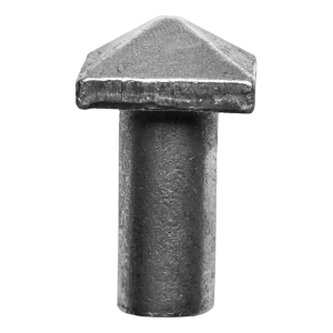 Postal – nit decorativ din oțel FI10 mm cu cap piramidal H30×L19 mm