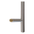 Mâner de ușă unilateral rotund ø32 × 1200 mm – oțel AISI 304, satinat, montaj 45° 000-719 (2)