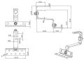 Vario Cârlig de acoperiș Clasa 5-6-5 - Reglabil Oțel inoxidabil 1.4016 - 120mm - Ranforsat PV-08-34 (1)