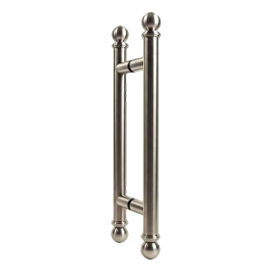 PSG mâner de ușă bilateral rotund 30x500 mm oțel inoxidabil satinat