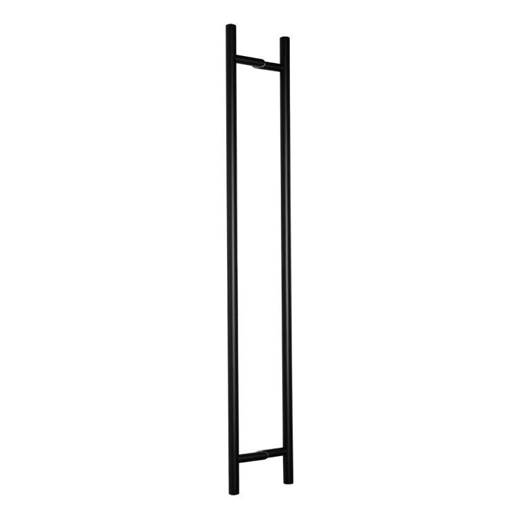 PINOX mâner de ușă bilateral rotund negru fi 32 x 1400 mm AISI 304 000-747 (1)