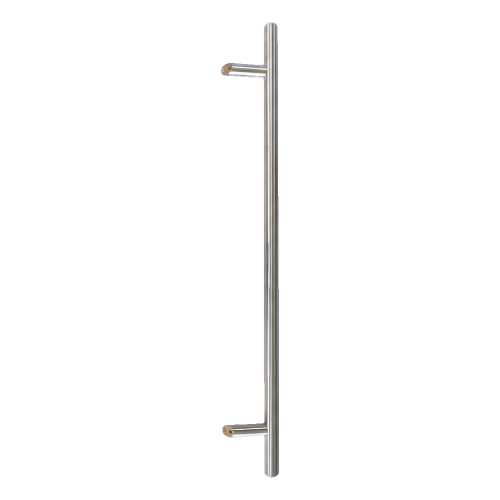 Mâner-antabă pentru uși unilateral rotund 45° oțel AISI 304 satinat 32×1000 mm 000-752 (1)