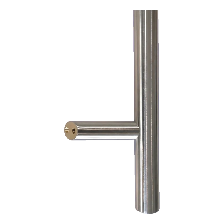 Mâner-antabă pentru uși unilateral rotund 45° oțel AISI 304 satinat 32×1000 mm 000-752 (2)