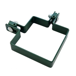 Clemă de colț pentru panouri de gard 100x100 mm verde