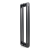 Mâner de ușă bilateral dreptunghiular PSG 90° din oțel negru 40×450 mm 000-768 (1)