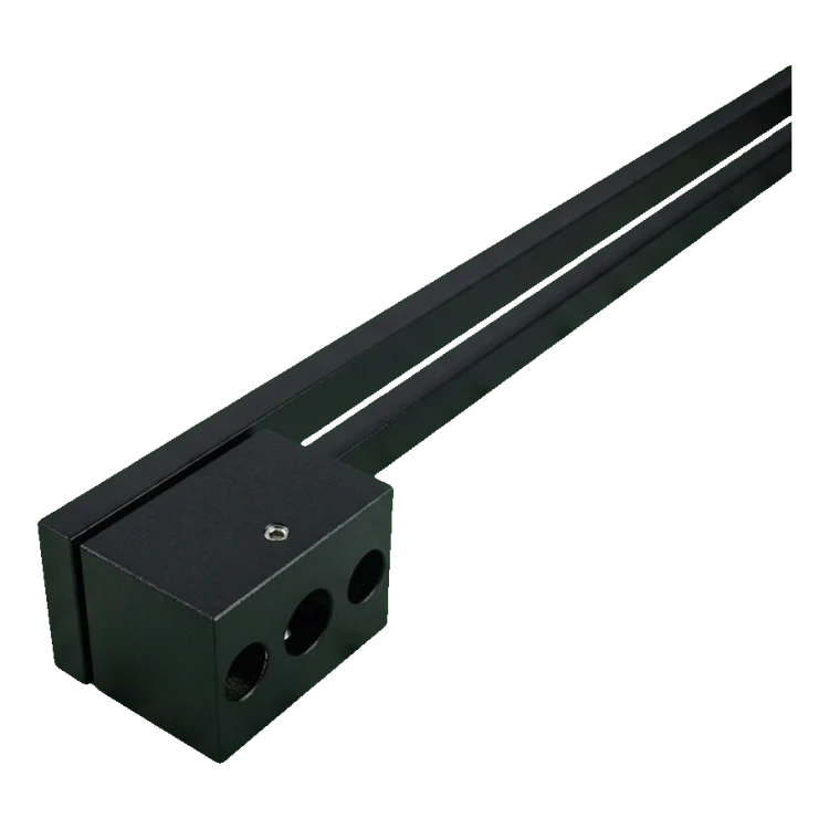 PSG mâner de ușă bilateral dreptunghiular 90° oțel negru mat 40×478 mm 000-769 (3)