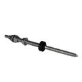 Șurub cu filet dublu pentru Adaptoare și Triunghiuri - M10x200 PV-06-01