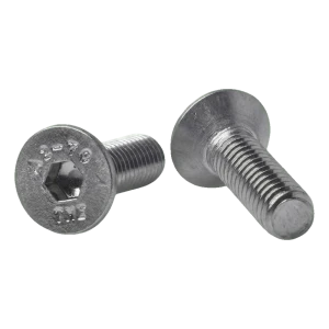 Șurub cu cap conic M6x20 A2 DIN 7991 – locaș hexagonal, oțel inoxidabil