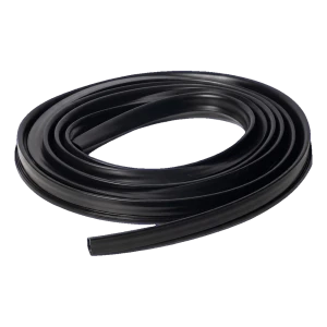 Kozza – garnitură EPDM pentru profilul de prindere din aluminiu pentru sticlă 16–17,52 mm, rolă 50 m, neagră