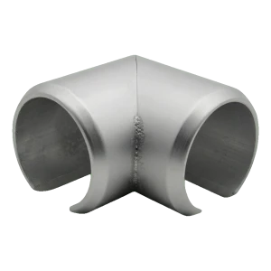 Kozza – cot 90° pentru mâner de balustradă din aluminiu rotund fi 40 mm, anodă mată