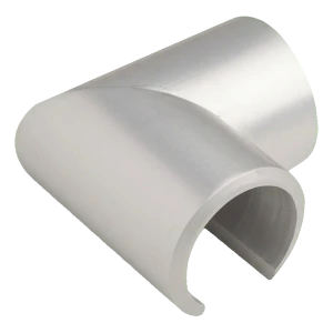 Kozza – conector balustradă cot 90° pentru mâner aluminiu fi 40 mm pe sticlă 12–21,52 mm