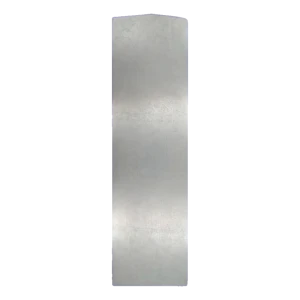 Kozza KE 100 – capac lateral stâng din aluminiu pentru profile balustrade întreagă din sticlă tip U