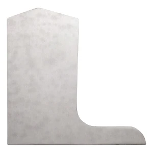 Dop lateral stâng Kozza pentru profilul balustradei din sticlă L KE 105 – aluminiu anodizat mat