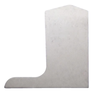 Capac lateral drept Kozza pentru profil balustradă sticlă L KE 105 – aluminiu brut