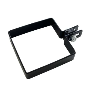 Bridă de capăt pentru panouri de gard 100x100 mm negru