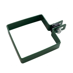Clemă finală pentru panouri de gard 100x100 mm verde