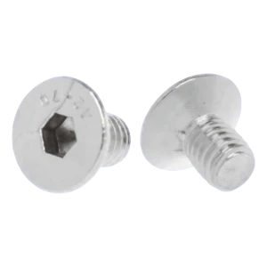 Șurub cu cap conic M6x10 DIN 7991 – oțel inoxidabil A2 (AISI 304), alveolă hexagonală