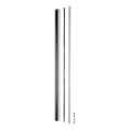 Kozza KB5000 – balcon francez complet din aluminiu H1100 mm, sistem plat, anodizare mată 000-850 (4)
