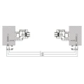 Kozza KB5000 – balcon francez complet din aluminiu H1100 mm, sistem plat, anodizare mată 000-850 (8)