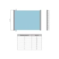 Kozza KB5000 – balcon francez complet din aluminiu H1100 mm, sistem plat, anodizare mată 000-850 (9)