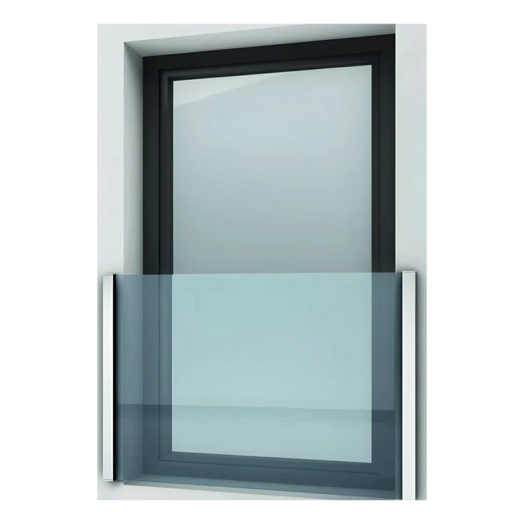 Kozza KB5000 – balcon francez complet din aluminiu H1100 mm, sistem plat, anodizare mată 000-850 (10)